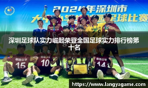 深圳足球队实力崛起荣登全国足球实力排行榜第十名